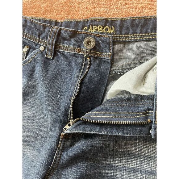 Carbon Boot  Men’s Relaxed Straight Leg Blue Denim Jeans Size 30x32 - Picture 6 of 9
